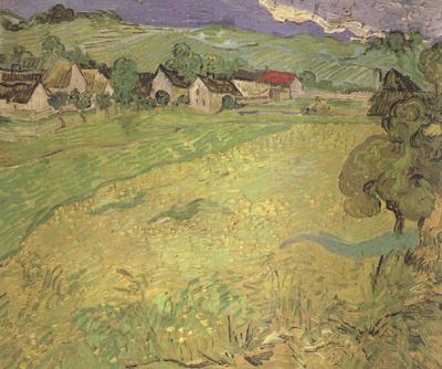 Vincent Van Gogh View of Vesseots near Auvers (nn04) Norge oil painting art